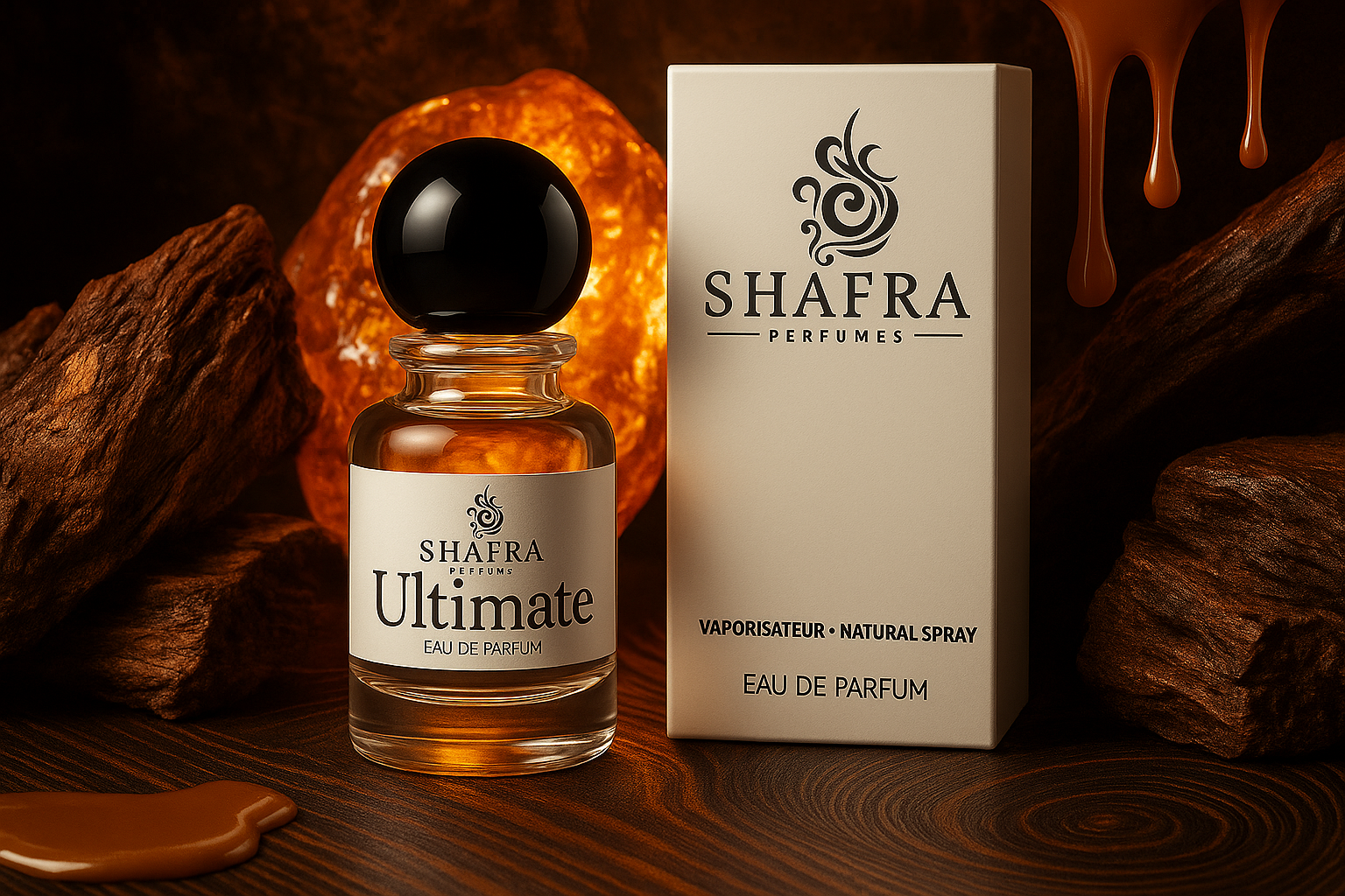 Ultimate – Warm Spicy & Amber Perfume with Sweet Caramel & Woody Notes (Unisex)