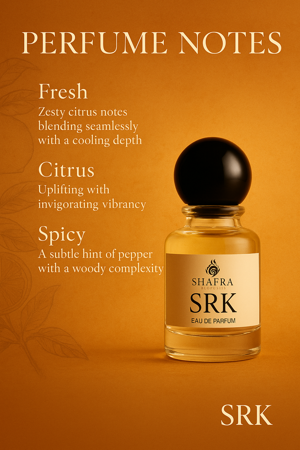 Premium Fragrance with Woody & Powdery Notes