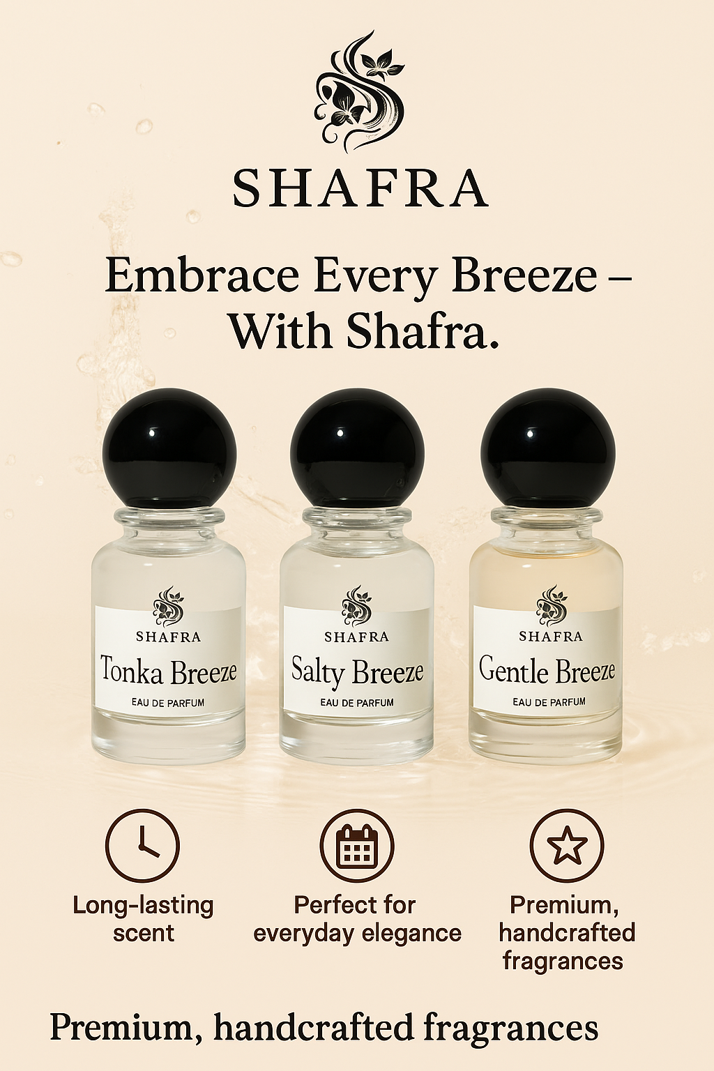 Long-Lasting Unisex Eau De Parfum (30ml x 3)