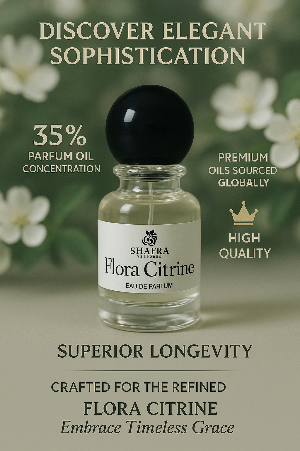 Fresh Spicy Citrus with Sweet Jasmine & Floral Notes