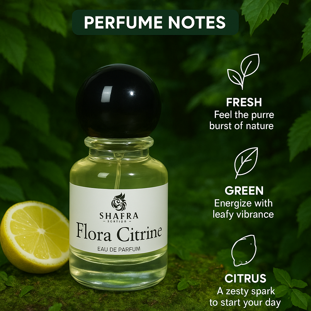 Fresh Spicy Citrus with Sweet Jasmine & Floral Notes